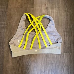 Senita lattice back sports bra